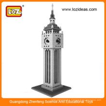 LOZ World famous Architecture Series-The Clock Tower Building Block Brick toys